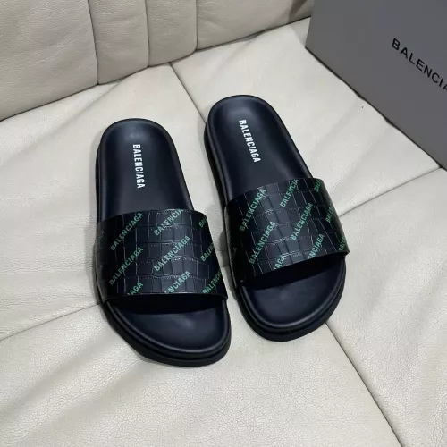 Replica Balenciaga Slippers For Men #1317373 $52.00 USD for Wholesale