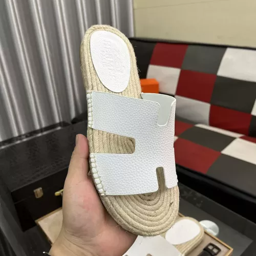 Replica Hermes Slippers For Men #1317381 $60.00 USD for Wholesale
