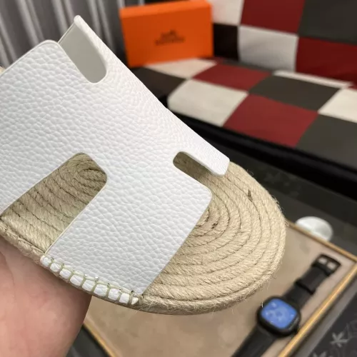 Replica Hermes Slippers For Men #1317381 $60.00 USD for Wholesale