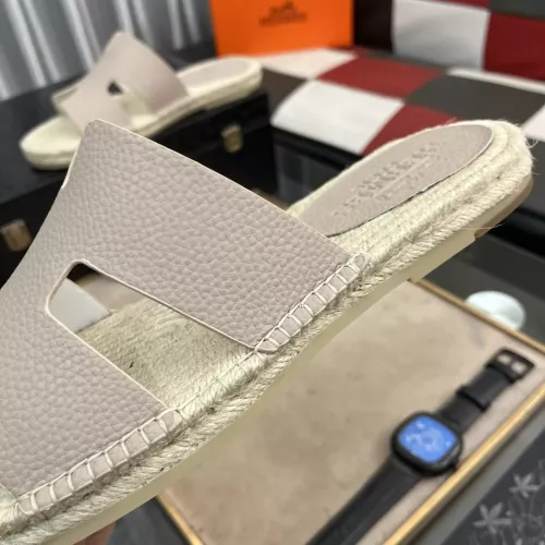 Replica Hermes Slippers For Men #1317383 $60.00 USD for Wholesale