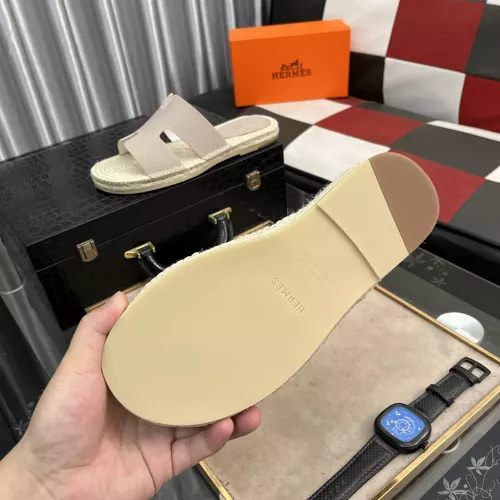 Replica Hermes Slippers For Men #1317383 $60.00 USD for Wholesale