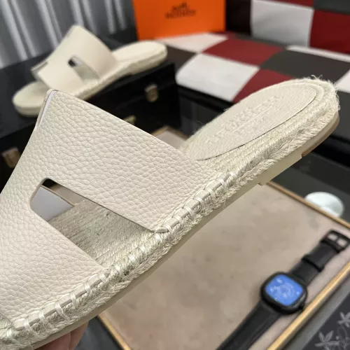 Replica Hermes Slippers For Men #1317384 $60.00 USD for Wholesale