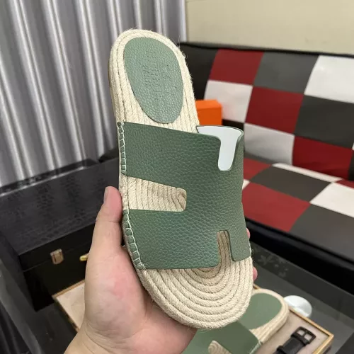 Replica Hermes Slippers For Men #1317396 $60.00 USD for Wholesale
