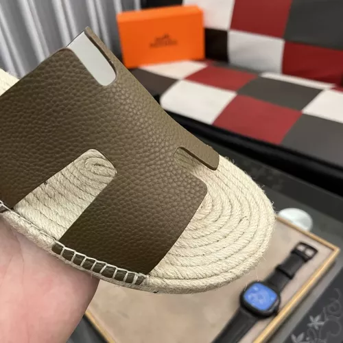 Replica Hermes Slippers For Men #1317397 $60.00 USD for Wholesale