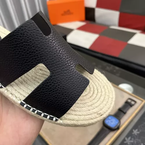 Replica Hermes Slippers For Men #1317401 $60.00 USD for Wholesale