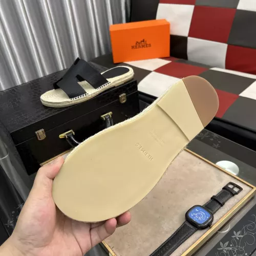 Replica Hermes Slippers For Men #1317401 $60.00 USD for Wholesale