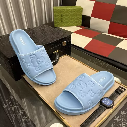 Replica Gucci Slippers For Men #1317406 $60.00 USD for Wholesale