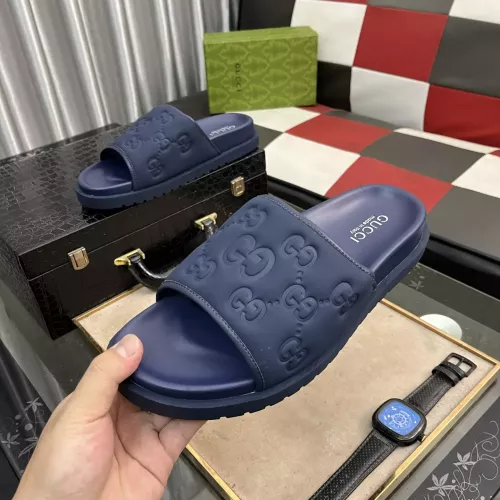 Replica Gucci Slippers For Men #1317410 $60.00 USD for Wholesale