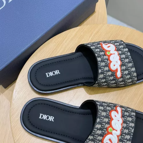 Replica Christian Dior Slippers For Men #1317523 $98.00 USD for Wholesale