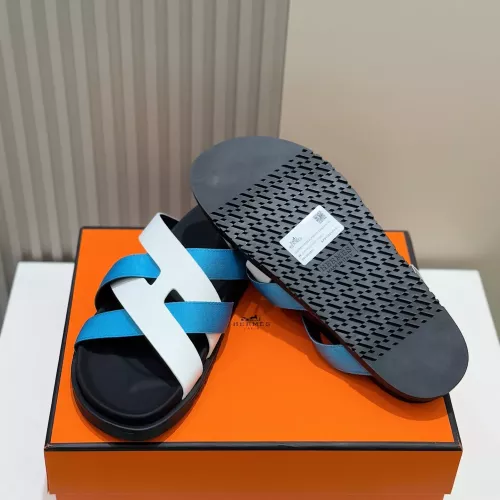 Replica Hermes Slippers For Men #1317525 $56.00 USD for Wholesale