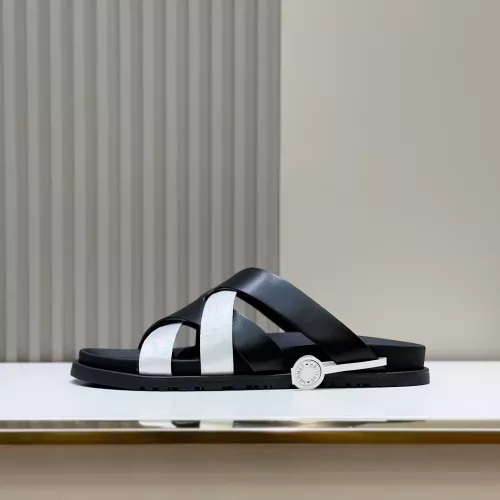 Replica Hermes Slippers For Men #1317526 $56.00 USD for Wholesale