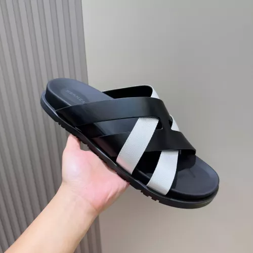 Replica Hermes Slippers For Men #1317526 $56.00 USD for Wholesale