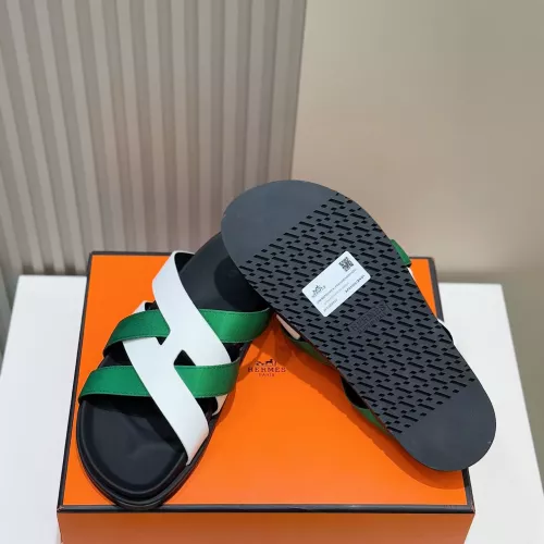 Replica Hermes Slippers For Men #1317528 $56.00 USD for Wholesale