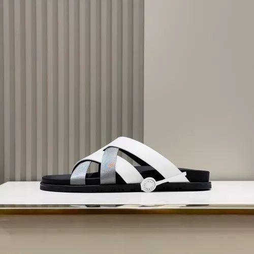 Replica Hermes Slippers For Men #1317529 $56.00 USD for Wholesale