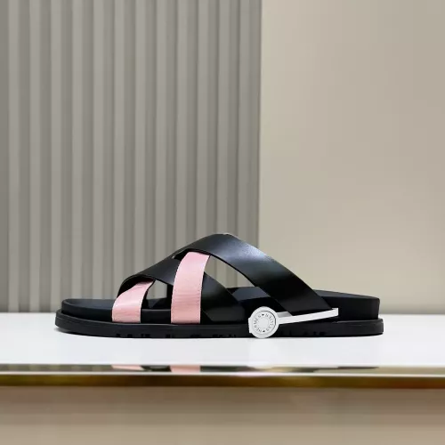 Replica Hermes Slippers For Men #1317532 $56.00 USD for Wholesale