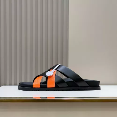 Replica Hermes Slippers For Men #1317535 $56.00 USD for Wholesale