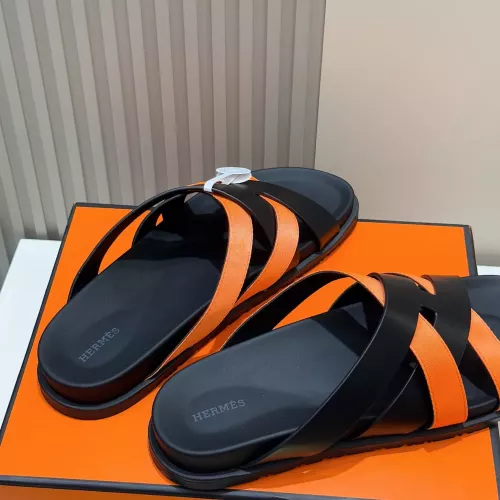 Replica Hermes Slippers For Men #1317535 $56.00 USD for Wholesale