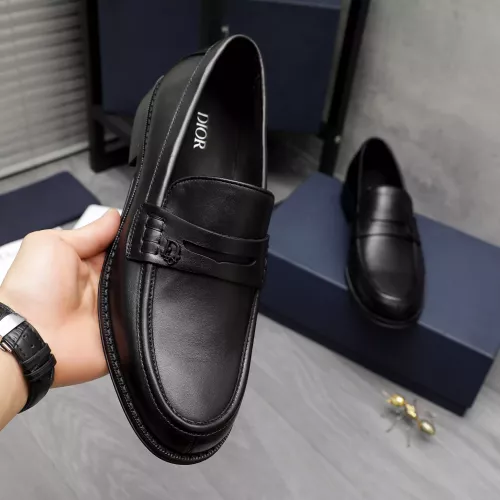 Replica Christian Dior Leather Shoes For Men #1317551 $105.00 USD for Wholesale