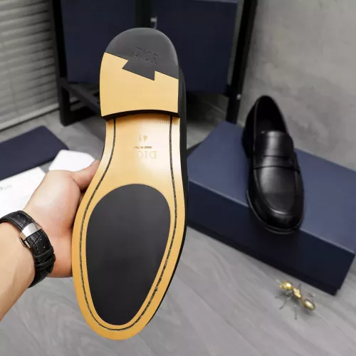 Replica Christian Dior Leather Shoes For Men #1317551 $105.00 USD for Wholesale