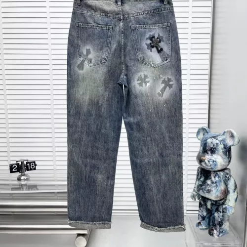 Replica Chrome Hearts Jeans For Men #1317571 $92.00 USD for Wholesale