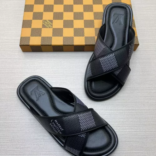 Replica Louis Vuitton Slippers For Men #1317636 $64.00 USD for Wholesale