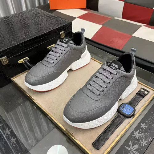 Replica Hermes Casual Shoes For Men #1318037 $82.00 USD for Wholesale