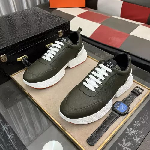 Replica Hermes Casual Shoes For Men #1318038 $82.00 USD for Wholesale