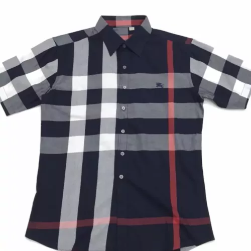 Replica Burberry Shirts Short Sleeved For Men #1318114 $45.00 USD for Wholesale