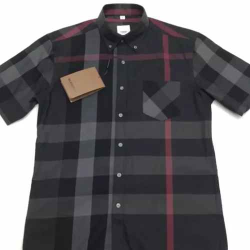 Replica Burberry Shirts Short Sleeved For Men #1318132 $45.00 USD for Wholesale