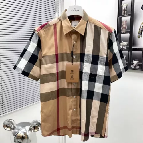 Burberry Shirts Short Sleeved For Men #1318136