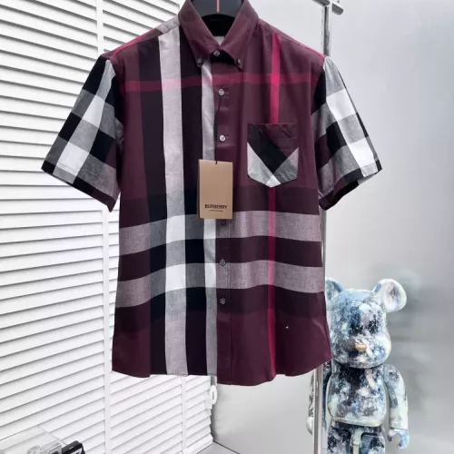 Burberry Shirts Short Sleeved For Men #1318139