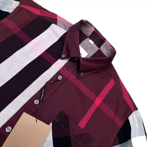 Replica Burberry Shirts Short Sleeved For Men #1318139 $45.00 USD for Wholesale