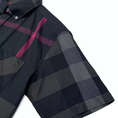 Replica Burberry Shirts Short Sleeved For Men #1318141 $45.00 USD for Wholesale