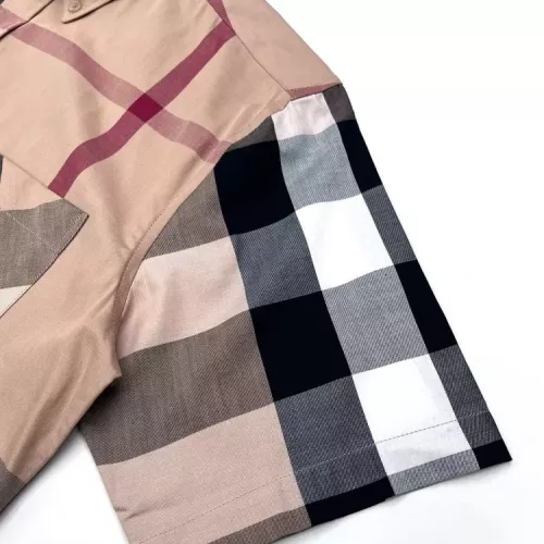 Replica Burberry Shirts Short Sleeved For Men #1318142 $45.00 USD for Wholesale