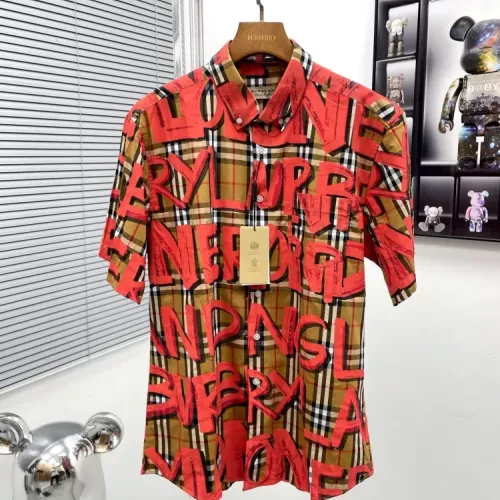 Burberry Shirts Short Sleeved For Men #1318155
