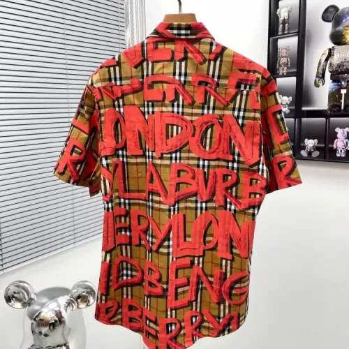 Replica Burberry Shirts Short Sleeved For Men #1318155 $48.00 USD for Wholesale