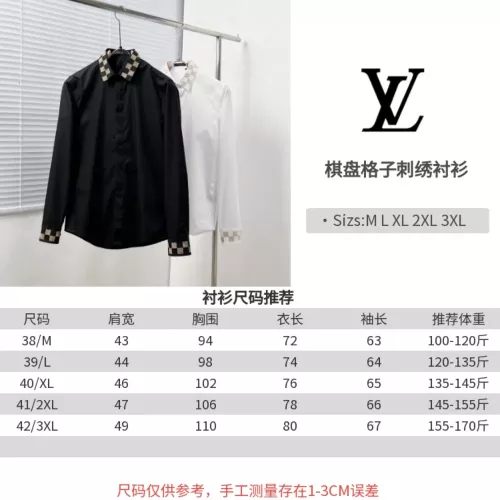 Replica Louis Vuitton LV Shirts Long Sleeved For Men #1318161 $72.00 USD for Wholesale