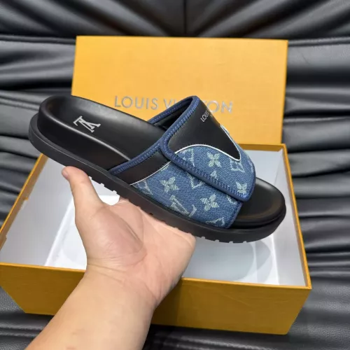 Replica Louis Vuitton Slippers For Men #1318222 $56.00 USD for Wholesale