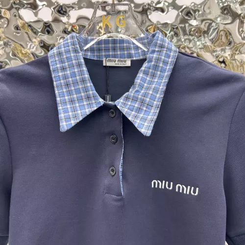 Replica MIU MIU Tracksuits Short Sleeved For Women #1318324 $82.00 USD for Wholesale