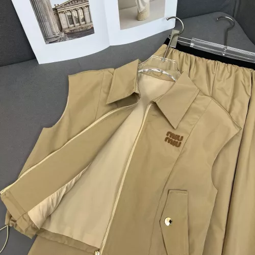Replica MIU MIU Tracksuits Sleeveless For Women #1318326 $85.00 USD for Wholesale