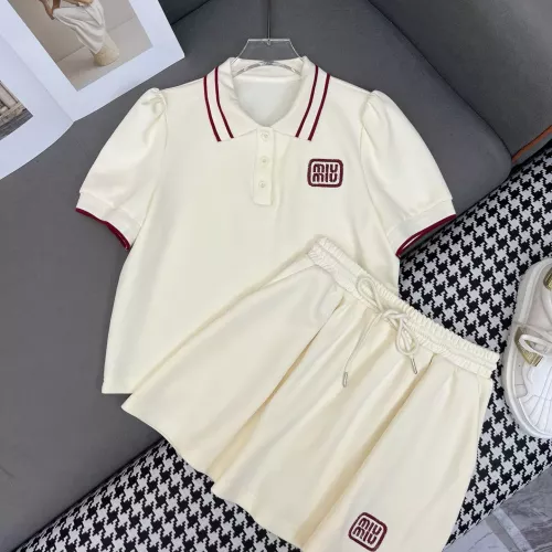 MIU MIU Tracksuits Short Sleeved For Women #1318327