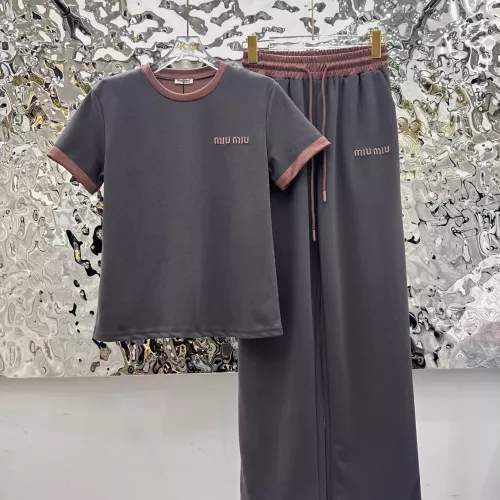 MIU MIU Tracksuits Short Sleeved For Women #1318342