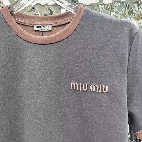 Replica MIU MIU Tracksuits Short Sleeved For Women #1318342 $76.00 USD for Wholesale
