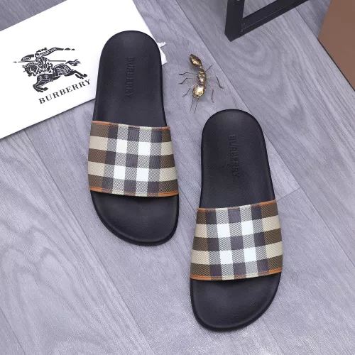 Replica Burberry Slippers For Men #1318368 $48.00 USD for Wholesale