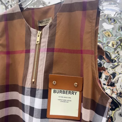 Replica Burberry Dresses Sleeveless For Women #1318372 $80.00 USD for Wholesale