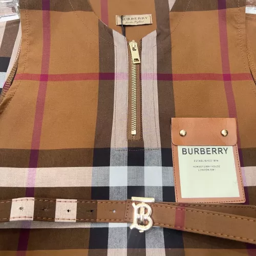 Replica Burberry Dresses Sleeveless For Women #1318372 $80.00 USD for Wholesale