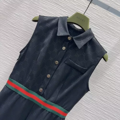 Replica Gucci Dresses Sleeveless For Women #1318376 $76.00 USD for Wholesale