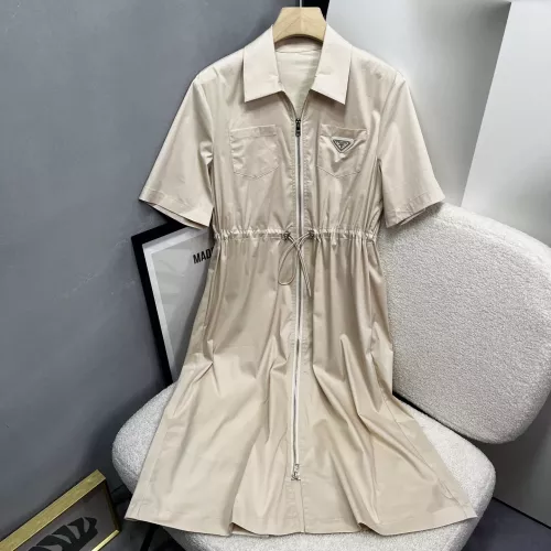 Prada Dresses Short Sleeved For Women #1318379 $122.00 USD, Wholesale Replica Prada Dresses