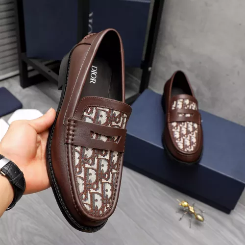 Replica Christian Dior Leather Shoes For Men #1318396 $100.00 USD for Wholesale
