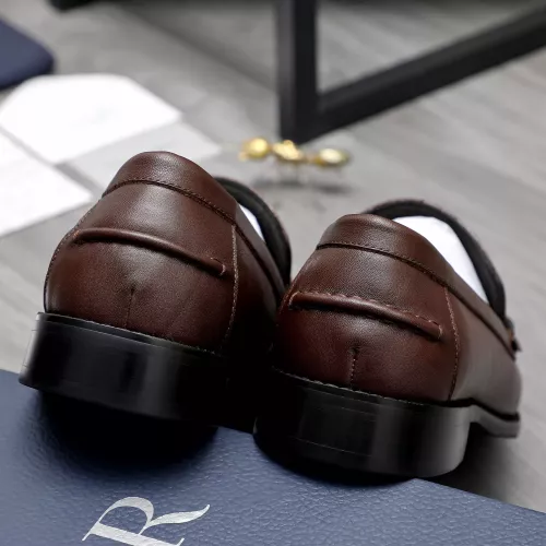 Replica Christian Dior Leather Shoes For Men #1318396 $100.00 USD for Wholesale